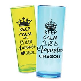 Copo neon long drink personalizado