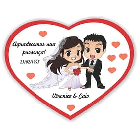 Imã de Geladeira para Casamento