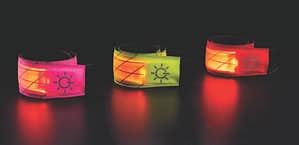 Pulseira bate-enrola com LED Ativada por botão 2