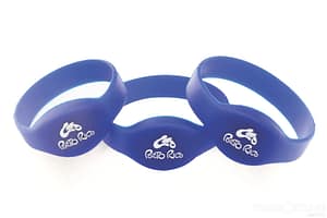 Pulseira de silicone ajustável com chip RFID NFC Brinde 2
