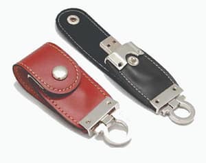 Pen Drive de Couro Personalizado