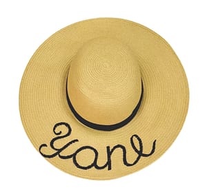 Chapéu de Palha Personalizado com Nome 2