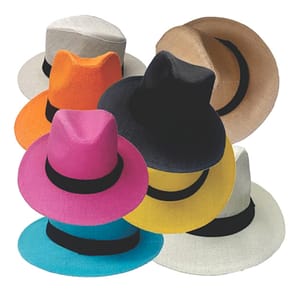 Chapéu Panamá Palha Colorido 2