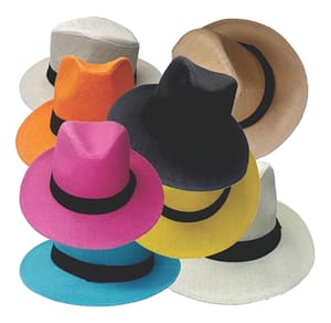 Chapéu Panamá Palha Colorido 2