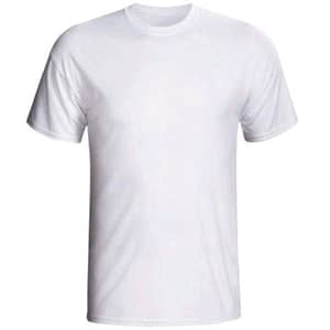 Camiseta de Algodão Penteado Branco
