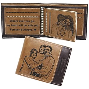 Carteira de Couro Personalizada com Foto 2