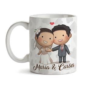 Caneca personalizada para casamento 2