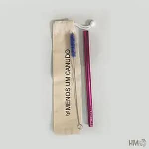 Canudo Metal Personalizado Reto 20×7.5