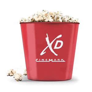 Balde de Pipoca Vermelho para Personalizar 2