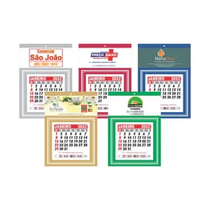 Calendário Imã de Geladeira Personalizado 2