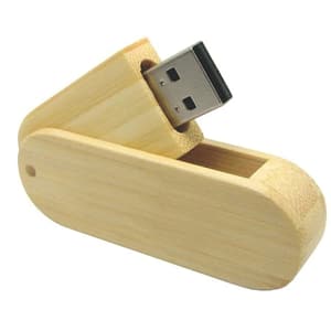 Pen Drive 4 GB Ecológico Giratório Personalizado