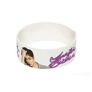 Pulseira de silicone larga com impressão digital colorida 2