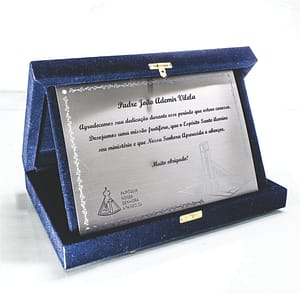 Placa de Homenagem Formatura 2
