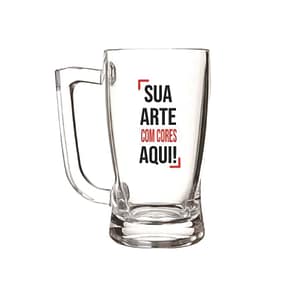 Caneca de chopp personalizada vidro 3