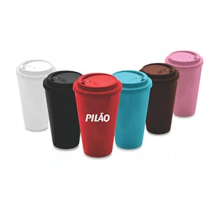 Copo de café com tampa personalizado 2
