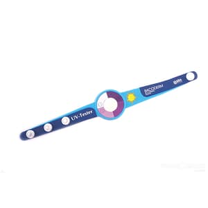 Pulseira de silicone UV que detecta raios solares 2