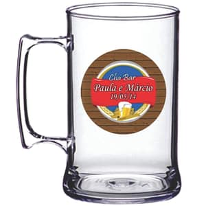 Copo de chopp personalizado vidro 2