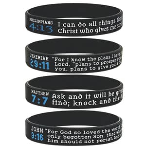 Pulseira de silicone com código de barras e personalizada 2