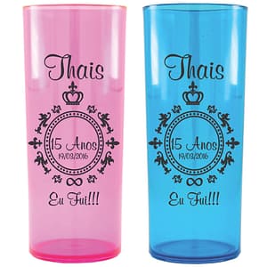 Copos acrílico personalizados para festas 2