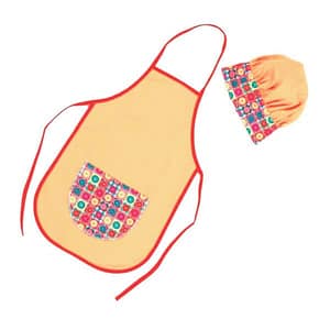 Kit Avental e Touca Infantil