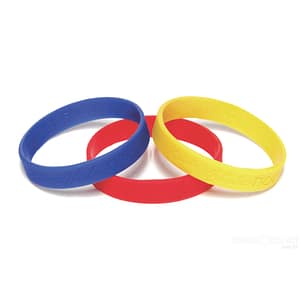 Pulseira de Borracha com Dupla Gravação em Baixo Relevo 2