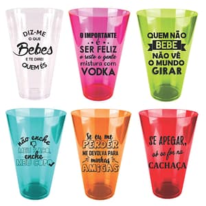 Copos de acrílico para festas 2