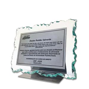 Placa de Homenagem Acrílico 2