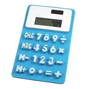 Calculadora com detalhes em Borracha 2