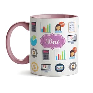Caneca com o nome personalizada feminina 2