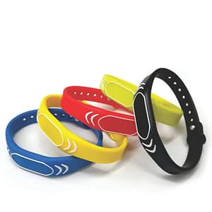 Pulseira de PVC ajustável com chip RFID NFC 2