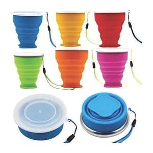 Copo de Silicone Dobrável