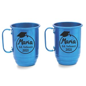 Canecas de alumínio personalizadas formatura 2