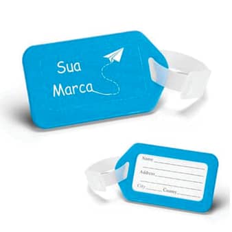 Tag Identificador de Mala de Viagem e Mochila, Bandeira do Brasil -  Acessórios para Viagem, Artigos Exclusivos