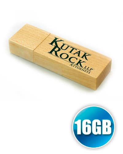 Pendrive 16GB de Madeira Personalizado