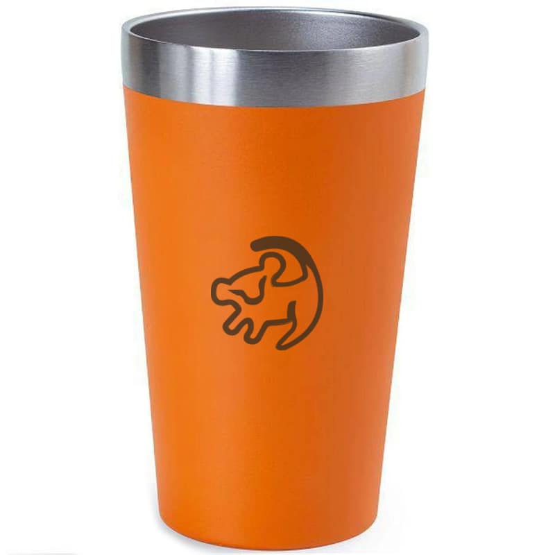copo termico laranja
