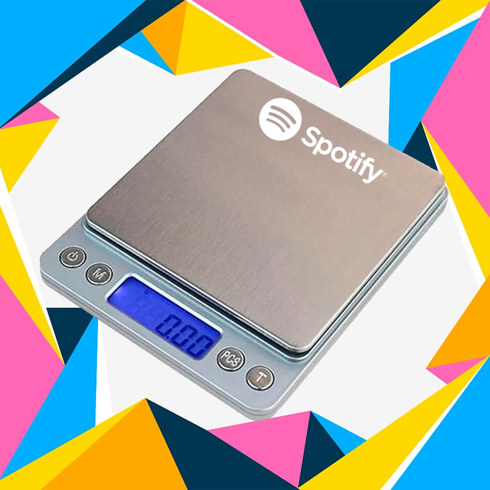 balança digital alta prcisão personalizada | HM Brindes