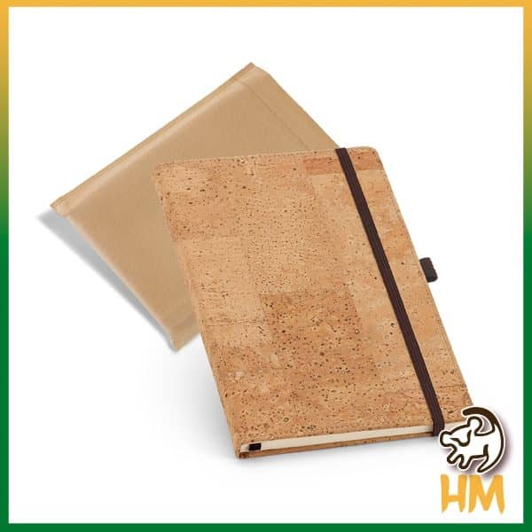 Caderno cortiça