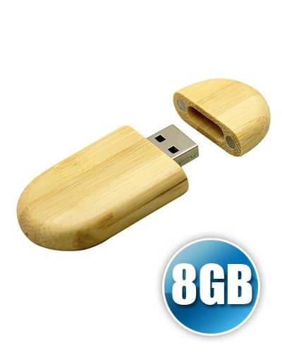 Pen Drive 8 GB Ecológico com Tampa