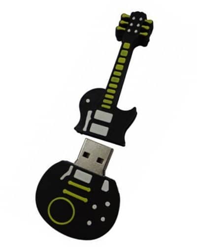Pen Drive Emborrachado Guitarra 2D