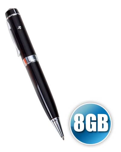 Caneta Pen Drive 8GB com Laser Point Personalizada