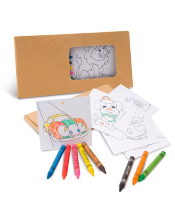 Caixa de Giz de Cera Personalizada