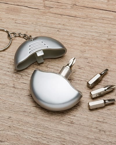 Chaveiro com Kit de Ferramenta Personalizado 4 Peças