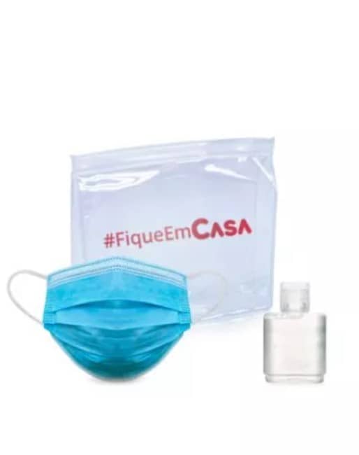 Kit para Prevenção do Coronavirus Personalizado | HM Brindes Kit para Prevenção do Coronavirus Personalizado