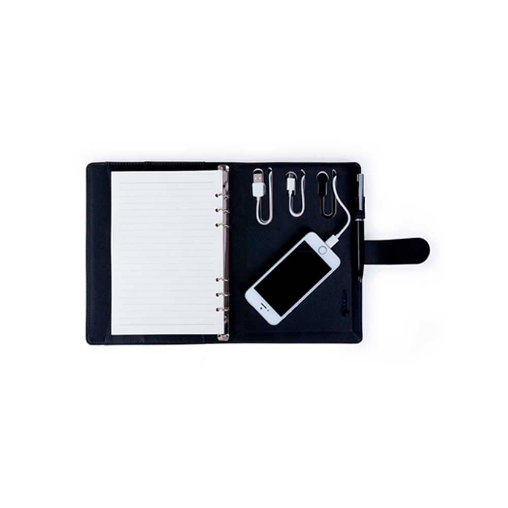 Caderno com Powerbank Personalizado