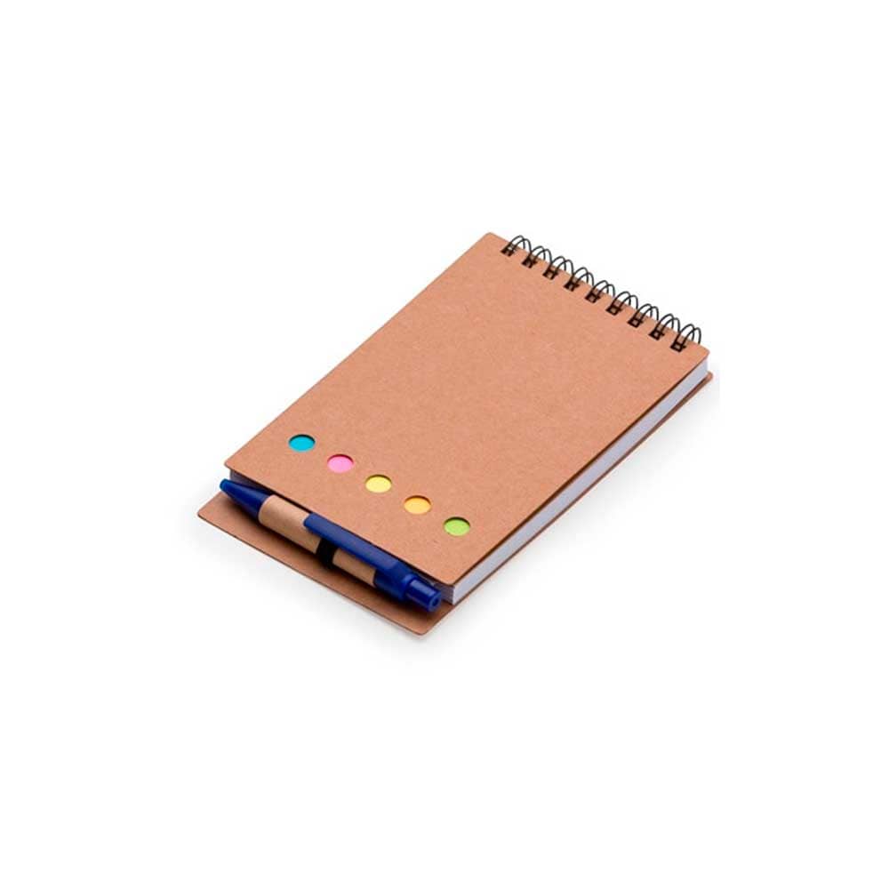 Bloco de Anotações com Post It e Caneta