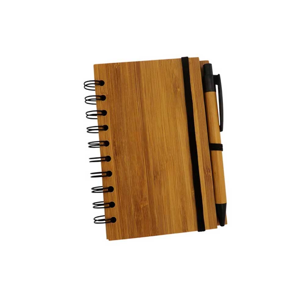 Bloco Personalizado Ecológico com Capa de Bambu