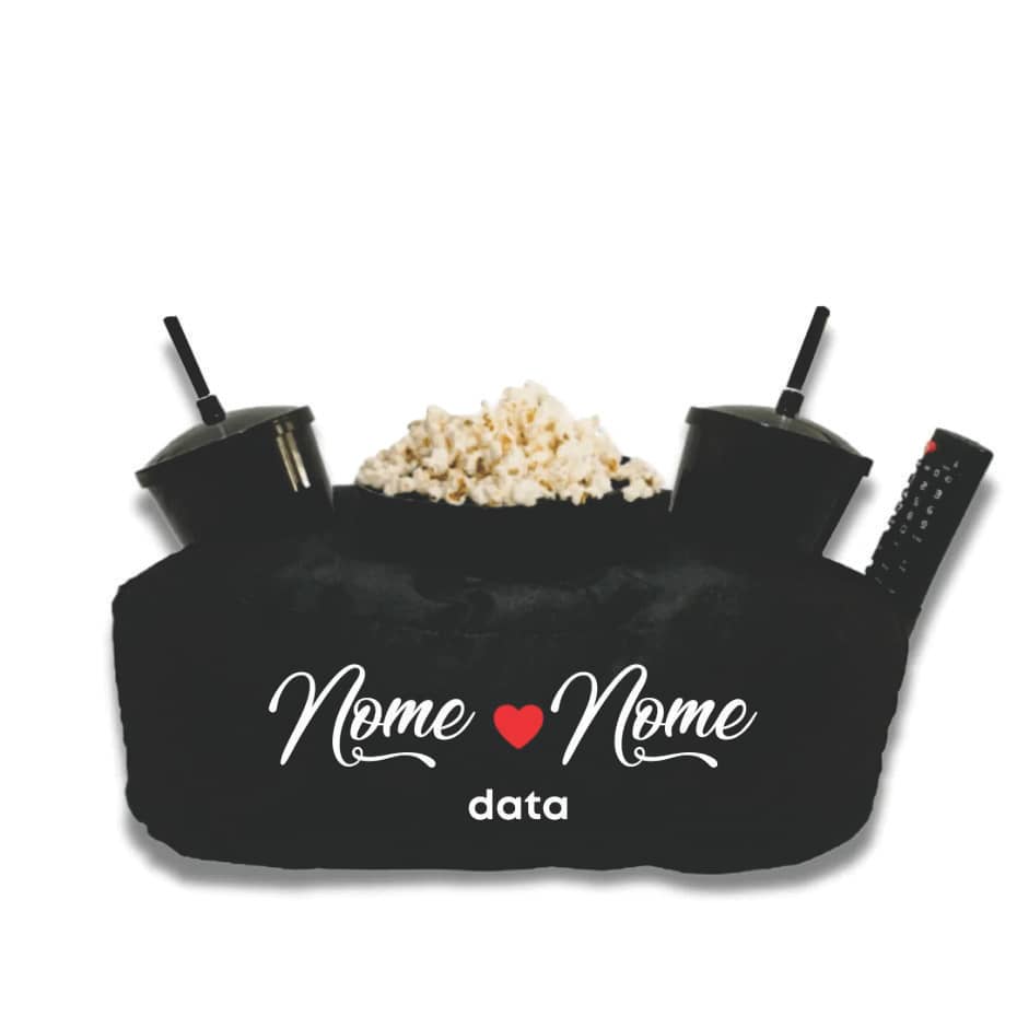 Kit Pipoca Personalizado com Almofada | HM Brindes Kit Pipoca Personalizado com Almofada