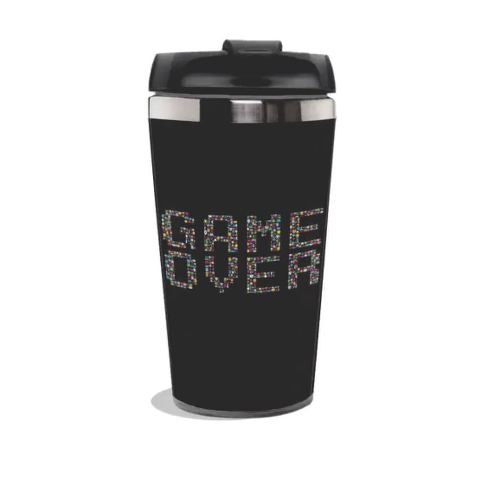 Copo térmico com tampa personalizado