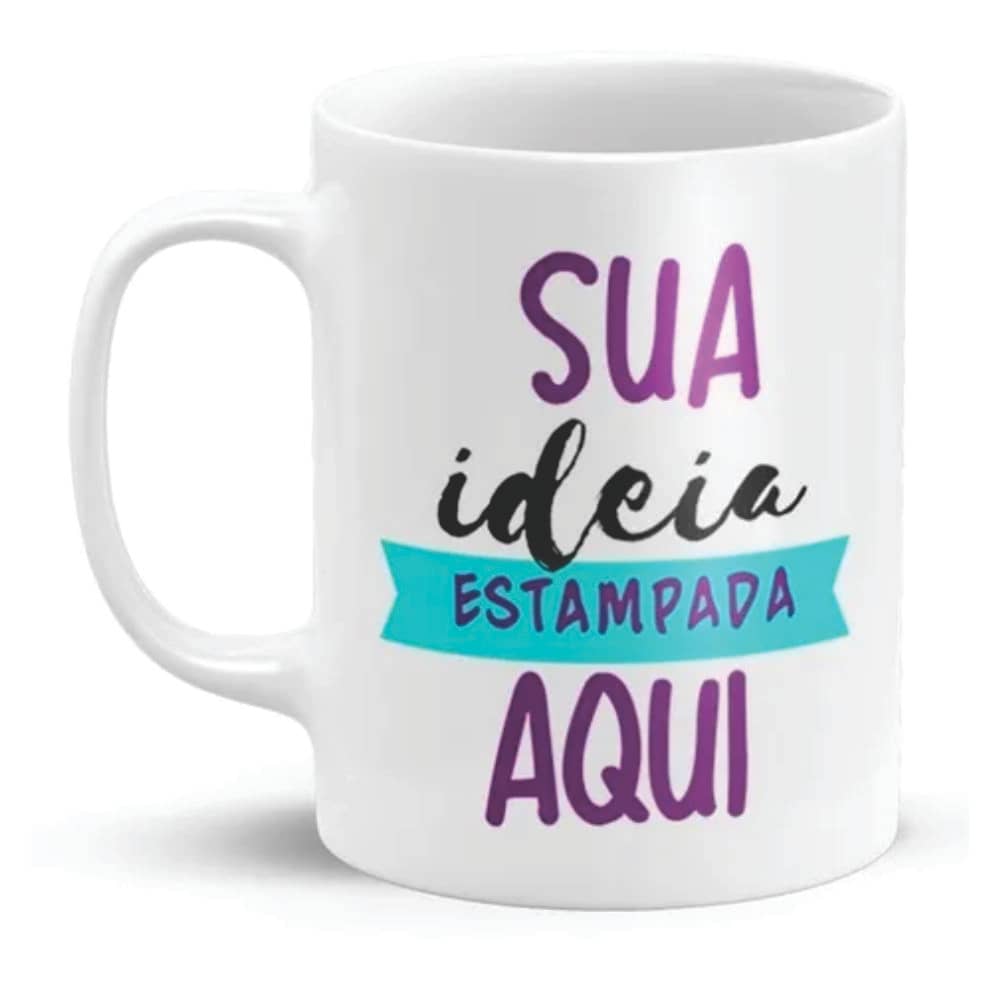 Caneca porcelana para sublimação