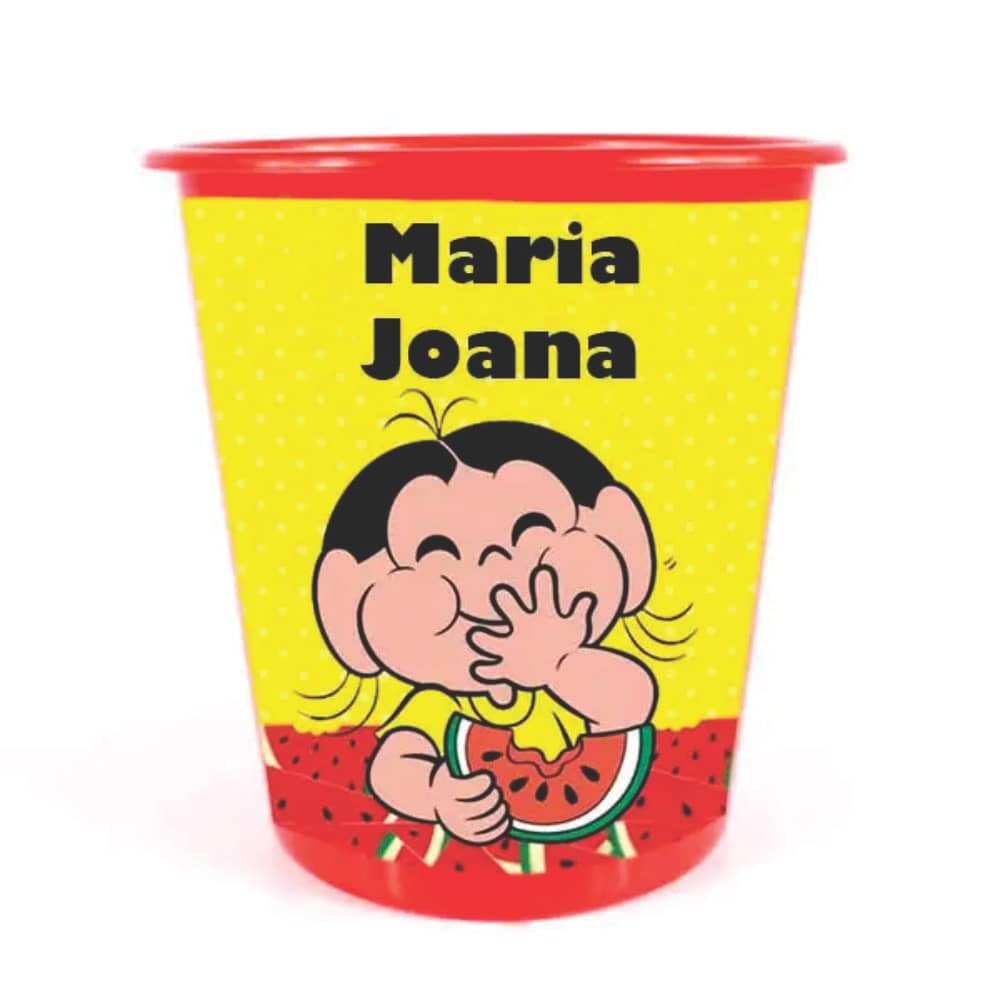 Balde de Pipoca Personalizado para Festa Infantil